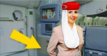 Do You Know WHY Flight Attendants Keep Their Arms Behind Their Backs When Greeting Passengers?! INTERESTING…