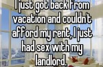 Hilarious ! Tenants Who Got It On With Their Landlords.