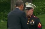 President Obama Made Amends For Forgetting To Salute A Marine.. So Touching!