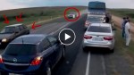 What happens when you slow down to watch a shocking accident!