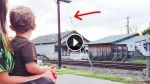 This Little Boy is About to Realize What his Dad Does for a Living. His Reaction Is Priceless!