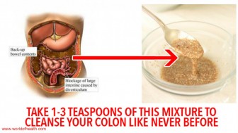 2-INGREDIENT COLON CLEANSING MIXTURE TO FLUSH POUNDS OF WASTE FROM YOUR WAISTLINE AND BODY