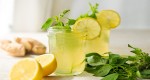 Honey Ginger Lemonade Drink for Treating Colds and to Soothe a Sore Throat