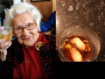 A GLASS OF WHISKEY A DAY KEEPS DOCTOR AWAY! SEE HOW SHE HAS REACHED HER 100TH BIRTHDAY!