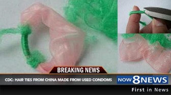 CDC Warns: Hair Bands From China Made Of Used Condoms, Could Spread STD’s