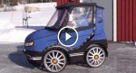 It looks like a small car, but when the door opens and he reveals what it really is? OMG!