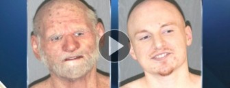 This drug dealer tries to evade cops by dressing like an old man. Does not work.