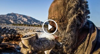 This guy hasn’t taken a bath in 60 years – and it shows