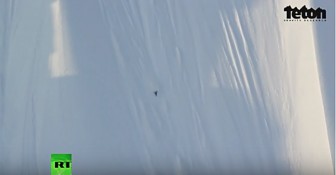 Skier Hits An Unseen Trench And Then THIS Happens!