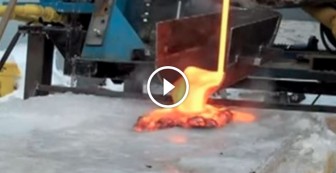 They Pour Lava Onto Ice. What It Did Completely SHOCKED Them! They Had NO Idea!