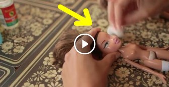 She Takes The Makeup Off This Doll With Nail Polish Remover. When You See The End? AMAZING!