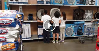 A Walmart Shopper Randomly Witnessed These Kids Doing Something Crazy – Wow