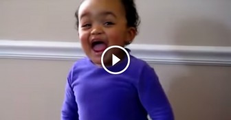 Her Daddy Asks His 17 Month Old Little Girl To Sing Amazing Grace. When She Does? AWWW!
