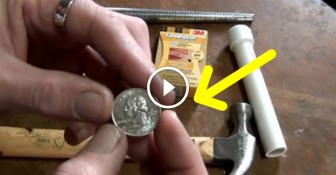 He Takes A Quarter And Changes It Into A Beautiful, Priceless Gift. You HAVE To See This!