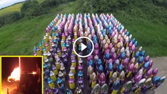 This Man Has 300 Rockets, When He Sets Them Off ALL AT ONCE? Oh My God!