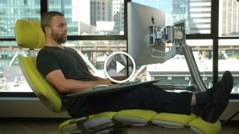 Check Out This Crazy New Chair which Lets You Work Lying Down! Amazing!