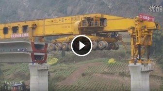 Check Out How This Massive Bridge Building Machine Works In China! Incredible!