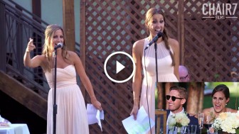 These Sisters Were Suppose To Give A Wedding Toast, But Bride And Groom Never Expected Something Like This, EVER!