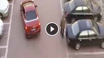 He Steals Her Parking Spot, But Watch How She Gets Her Revenge! Hilarious!