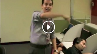 Guy Fell Asleep At Work, And His Colleagues Decided To Play A Little Prank on Him! This Had Me Laughing So Hard…LOL.