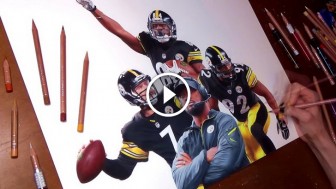 If You Thought That is Just A Photo Of The Pittsburgh Steelers, You Better Look Twice! Amazing!