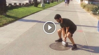 This Guy Built His Own Thor’s Hammer And The Best Thing About It is that only He Can Lift It!