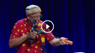 You Just Have To Hear This Guy Play A Clarinet Made Out Of A Carrot! WTF!