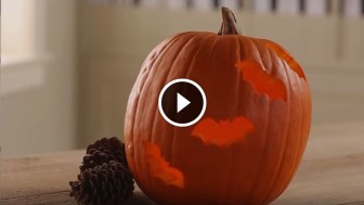 What He Uses for Making This Incredibly Stylish Pumpkin Will Save You Lots Of Time This Halloween! Check It Out!