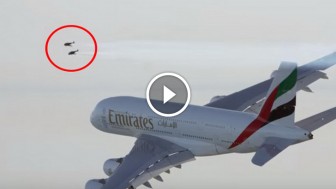 Two Guys With Jetpacks Performed An Incredible Formation Flight With The Worlds Largest Passenger Plane! Amazing!