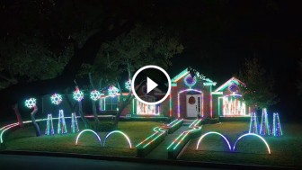 This is One Awesome Christmas Decoration, But Wait to Hear The Music! Amazing!