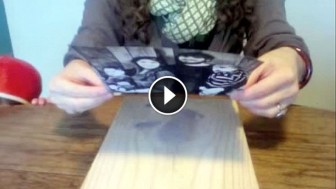 She Placed A Photo Onto The Piece of Wood To Create Something Mind-Blowing!