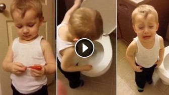 This Little Boy’s At Peace With His Pet’s Death …Until He Flushes It