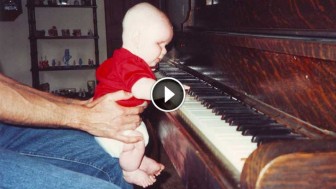 This Baby Was Born Without Eyes, But When Dad Gave Him A Piano?! WOW