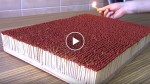 What happens when you light 6,000 matches at once? Pure satisfaction!