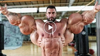 He is not from this world. He is the most freakiest bodybuilder!