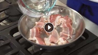 This Man Pours Water On His Bacon, Now Watch What Happens! This Is BRILLIANT