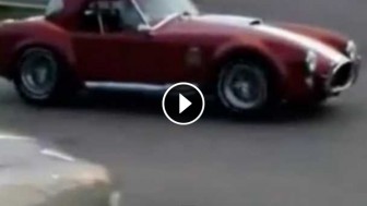Dumb Woman Crashes Shelby Cobra