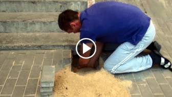 Man Hears Cries From Under The Sidewalk. What He Decides To Do Makes Him My HERO!