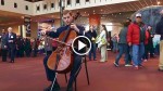 Cellist In Uniform Seats Down In The Middle Of The Smithsonian And Starts Playing. But Watch Who Decides To Join Him!