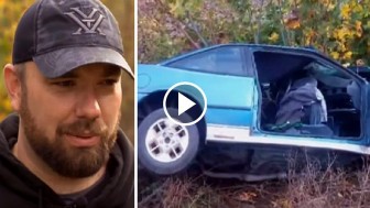 Old Wreck Caches Tow Truck Driver’s Eye, But As He Steps Closer His Heart Stops