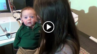 Deaf Baby Hears Mom’s Voice For The First Time. His Reaction Will Melt Your Heart