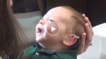 Deaf baby boy’s heartwarming reaction to hearing mom’s voice for the first time