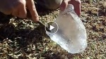 This dude makes a fire, from ice. This is INCREDIBLE! You have to see it!